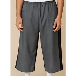 Parc. 1 Colorblock Gray Black Cropped Pants Estimated SZ LG Stylish Oversized